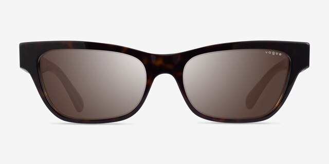 Vogue Eyewear VO5514S Dark Tortoise AcetateSunglass Frames from EyeBuyDirect, Front View
