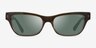 Vogue Eyewear VO5514S Transparent Dark Khaki AcetateSunglass Frames from EyeBuyDirect, Front View