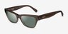 Vogue Eyewear VO5514S Transparent Dark Khaki AcetateSunglass Frames from EyeBuyDirect, Angle View