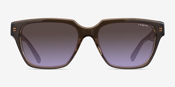 Vogue Eyewear VO5512S Transparent Dark Khaki Acetate Sunglass Frames