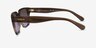 Vogue Eyewear VO5512S Transparent Dark Khaki AcetateSunglass Frames from EyeBuyDirect, Side View