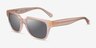 Vogue Eyewear VO5512S Light Peach AcetateSunglass Frames from EyeBuyDirect, Angle View