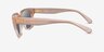Vogue Eyewear VO5512S Light Peach AcetateSunglass Frames from EyeBuyDirect, Side View