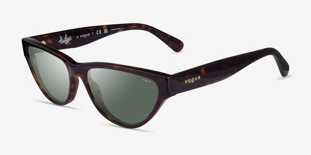 Vogue Eyewear VO5513S Dark Tortoise AcetateSunglass Frames from EyeBuyDirect, Angle View