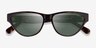 Vogue Eyewear VO5513S Dark Tortoise AcetateSunglass Frames from EyeBuyDirect, Closed View