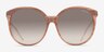Vogue Eyewear VO5509S Striped Brown AcetateSunglass Frames from EyeBuyDirect, Front View