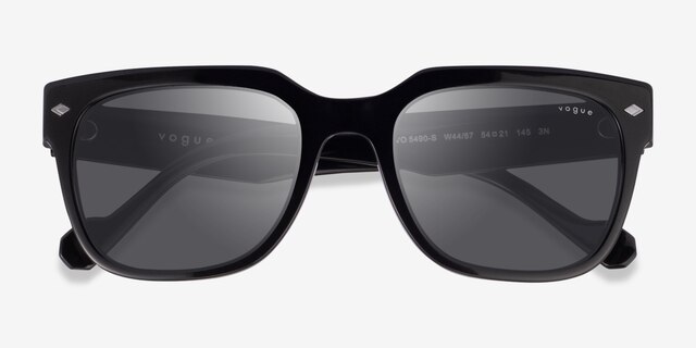 Vogue Eyewear VO5490S Black AcetateSunglass Frames from EyeBuyDirect, Closed View