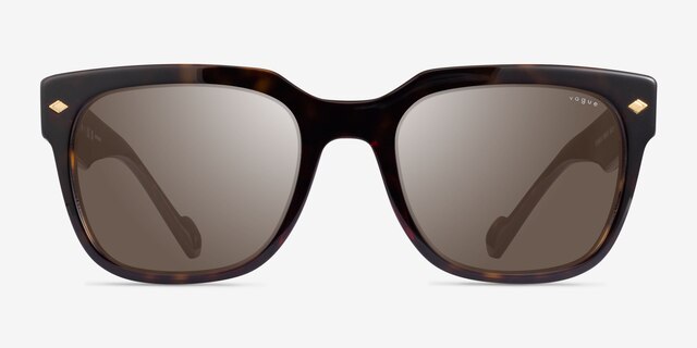 Vogue Eyewear VO5490S Dark Tortoise AcetateSunglass Frames from EyeBuyDirect, Front View