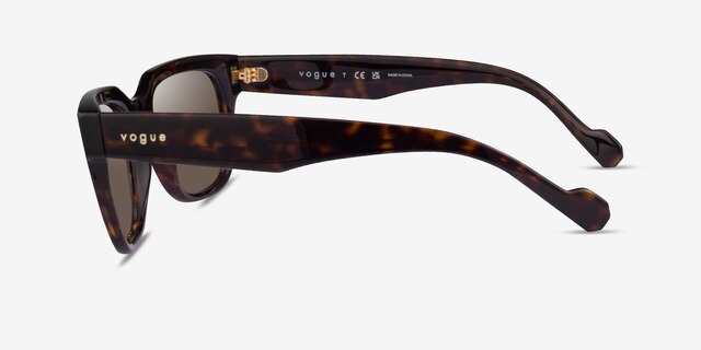 Vogue Eyewear VO5490S Dark Tortoise AcetateSunglass Frames from EyeBuyDirect, Side View