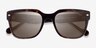 Vogue Eyewear VO5490S Dark Tortoise AcetateSunglass Frames from EyeBuyDirect, Closed View