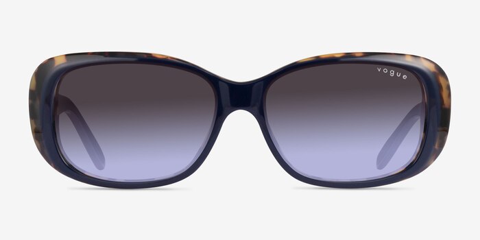 Vogue Eyewear VO2606S Blue Tortoise Acetate Sunglass Frames from EyeBuyDirect