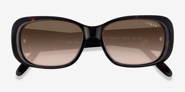 Vogue Eyewear VO2606S Dark Tortoise AcetateSunglass Frames from EyeBuyDirect, Closed View