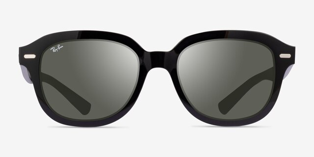 Ray-Ban RB4398 Erik Black PlasticSunglass Frames from EyeBuyDirect, Front View