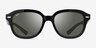 Ray-Ban RB4398 Erik Black PlasticSunglass Frames from EyeBuyDirect, Front View