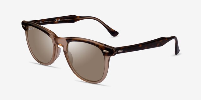 Ray-Ban RB2398 Tortoise Brown AcetateSunglass Frames from EyeBuyDirect, Angle View