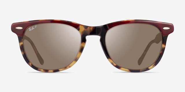 Ray-Ban RB2398 Yellow Tortoise AcetateSunglass Frames from EyeBuyDirect, Front View