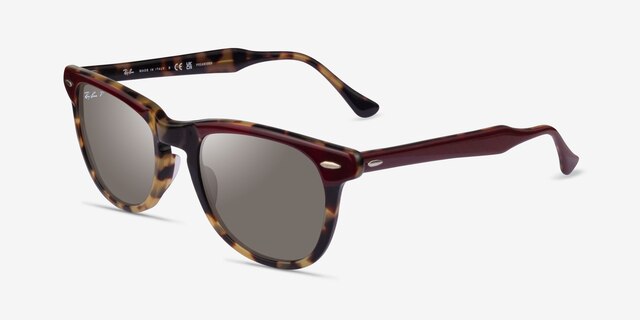 Ray-Ban RB2398 Yellow Tortoise AcetateSunglass Frames from EyeBuyDirect, Angle View