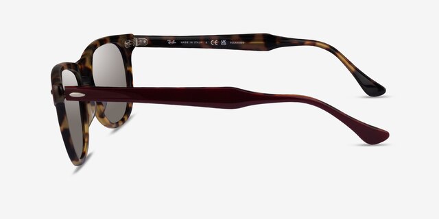 Ray-Ban RB2398 Yellow Tortoise AcetateSunglass Frames from EyeBuyDirect, Side View