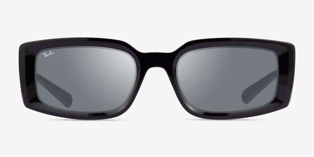 Ray-Ban RB4395 Kiliane Black Eco-friendlySunglass Frames from EyeBuyDirect, Front View