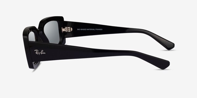 Ray-Ban RB4395 Kiliane Black Eco-friendlySunglass Frames from EyeBuyDirect, Side View