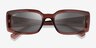 Ray-Ban RB4395 Kiliane Transparent Brown Eco-friendlySunglass Frames from EyeBuyDirect, Closed View