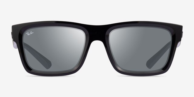 Ray-Ban RB4396 Warren Black Eco-friendlySunglass Frames from EyeBuyDirect, Front View