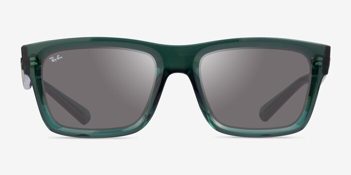 Ray-Ban RB4396 Warren Transparent Green Eco-friendly Sunglass Frames from EyeBuyDirect