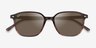 Ray-Ban RB2193 Leonard Striped Brown AcetateSunglass Frames from EyeBuyDirect, Closed View