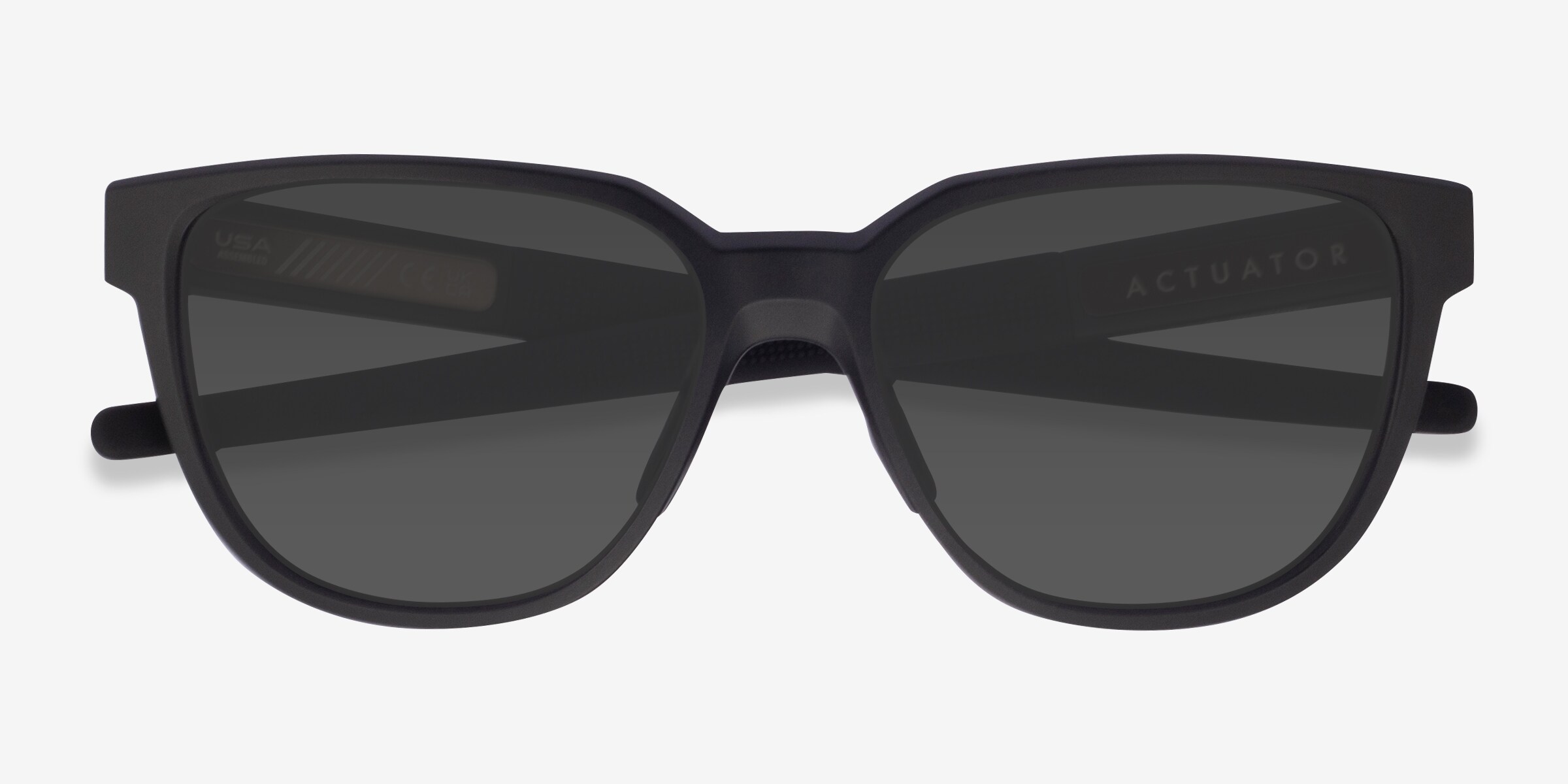 Oakley Actuator SQ Matte Black サングラス Shop Oakley Actuator SQ Sunglasses Matte Black/Prizm Black