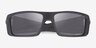 Oakley Heliostat Frosted Gray PlasticSunglass Frames from EyeBuyDirect, Closed View