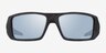 Oakley Heliostat Matte Black PlasticSunglass Frames from EyeBuyDirect, Front View