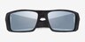 Oakley Heliostat Matte Black PlasticSunglass Frames from EyeBuyDirect, Closed View