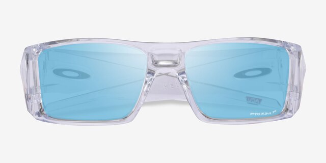 Oakley Heliostat Clear PlasticSunglass Frames from EyeBuyDirect, Closed View