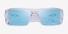 Oakley Heliostat Clear PlasticSunglass Frames from EyeBuyDirect, Closed View
