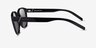 ARNETTE Barranco Black PlasticSunglass Frames from EyeBuyDirect, Side View