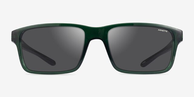 ARNETTE Mwamba Transparent Green PlasticSunglass Frames from EyeBuyDirect, Front View