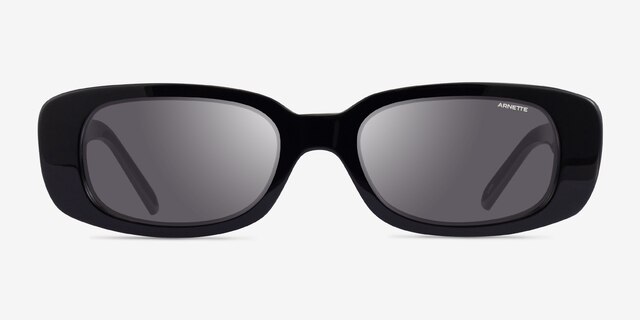ARNETTE Litty Black AcetateSunglass Frames from EyeBuyDirect, Front View
