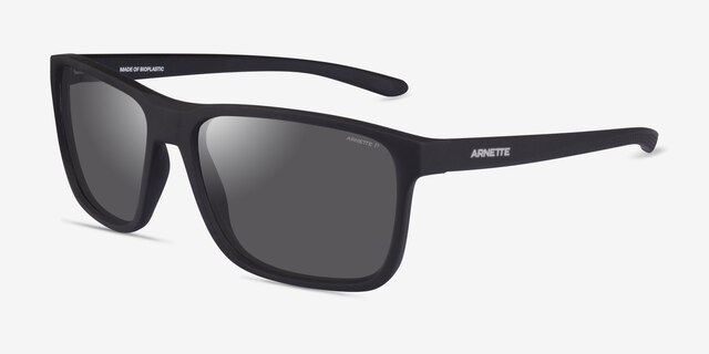 ARNETTE Sokatra Matte Black PlasticSunglass Frames from EyeBuyDirect, Angle View