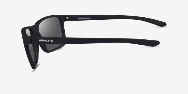 ARNETTE Sokatra Matte Black PlasticSunglass Frames from EyeBuyDirect, Side View