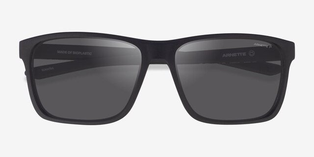ARNETTE Sokatra Matte Black PlasticSunglass Frames from EyeBuyDirect, Closed View