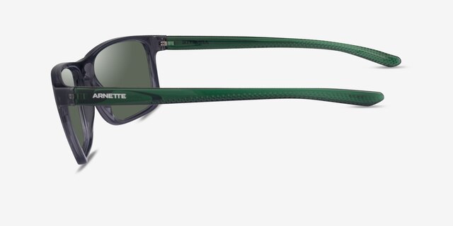ARNETTE Sokatra Transparent Gray PlasticSunglass Frames from EyeBuyDirect, Side View