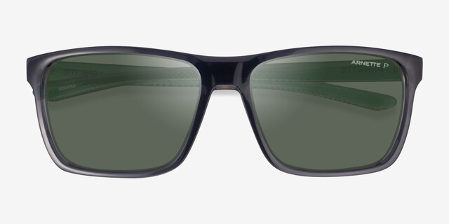 ARNETTE Sokatra Transparent Gray PlasticSunglass Frames from EyeBuyDirect, Closed View
