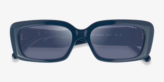 Vogue Eyewear VO5440S Blue AcetateSunglass Frames from EyeBuyDirect, Closed View