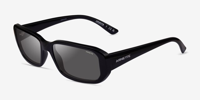 ARNETTE Gringo Shiny Black PlasticSunglass Frames from EyeBuyDirect, Angle View
