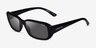 ARNETTE Gringo Shiny Black PlasticSunglass Frames from EyeBuyDirect, Angle View