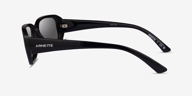ARNETTE Gringo Shiny Black PlasticSunglass Frames from EyeBuyDirect, Side View