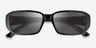ARNETTE Gringo Shiny Black PlasticSunglass Frames from EyeBuyDirect, Closed View