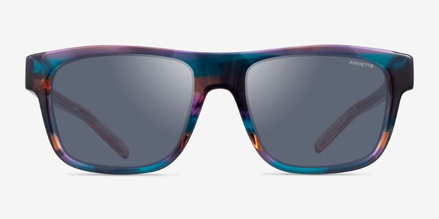 ARNETTE Black Cat Blue AcetateSunglass Frames from EyeBuyDirect, Front View