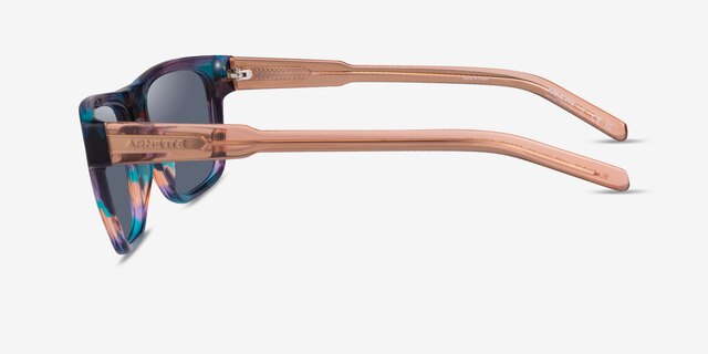 ARNETTE Black Cat Blue AcetateSunglass Frames from EyeBuyDirect, Side View