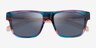 ARNETTE Black Cat Blue AcetateSunglass Frames from EyeBuyDirect, Closed View